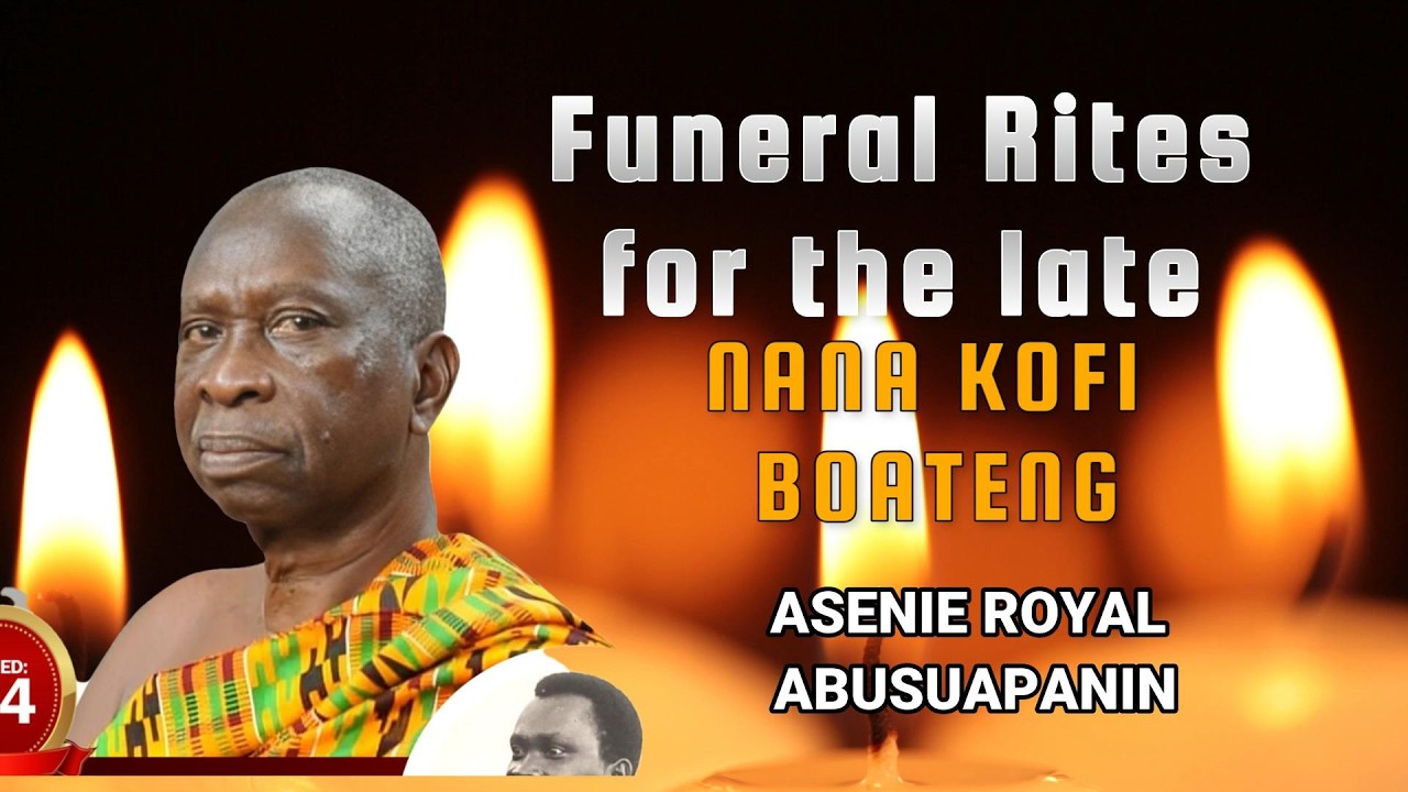 Funeral Rites For The Late Asenie Royal Family Abusuapani I.K Boateng at Asante Agona