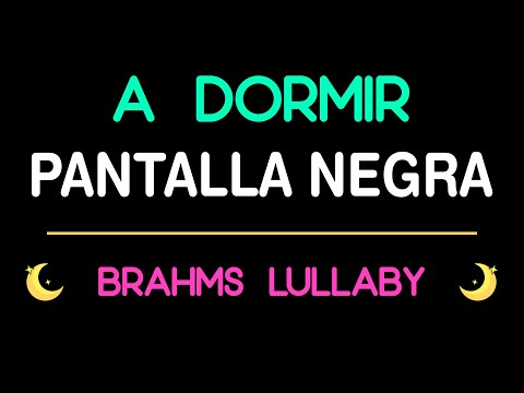 Música para Dormir Bebés con PANTALLA NEGRA 🌜 Canción de Cuna con Pantalla Oscura 🌜 Sin Luz 🌜 #34