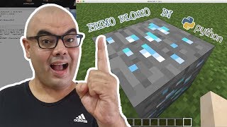 Il nostro primo blocco in Python su Minecraft | Minecraft ITA