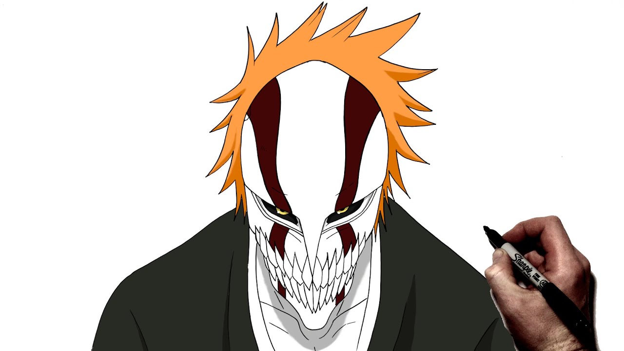 Ichigo Vasto Lorde Half Mask - Bleach 