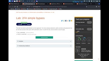 [Web Security Academy] 2FA simple bypass