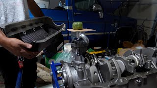 Checking Oil Pump Pickup to Pan Clearance - *The C10 Returns - Episode 10*