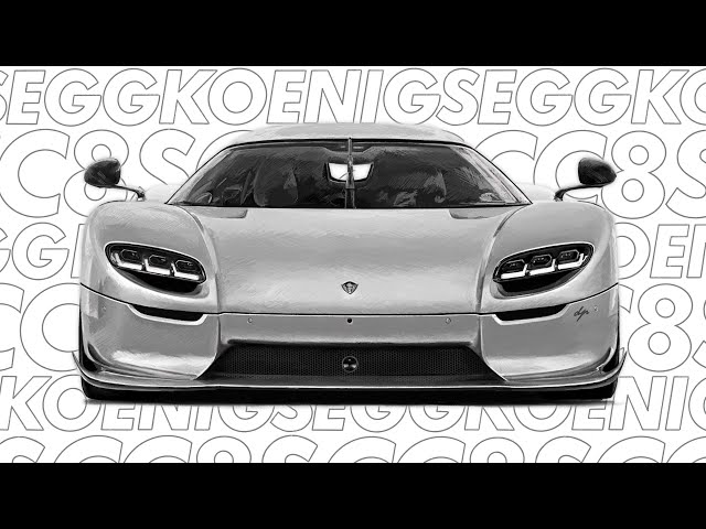 Realistic Car Drawing - KOENIGSEGG CC850 | Time-lapse | drawingpat