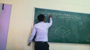 19  Isometric, Triangular prism is placed on Square Slab.