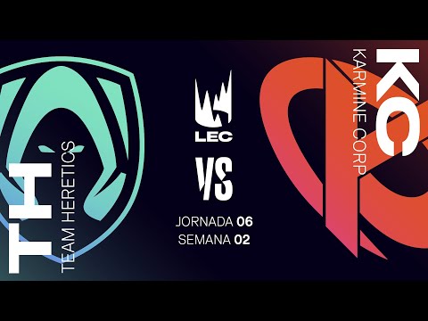 TEAM HERETICS VS KARMINE CORP - SEMANA 2 - DÍA 3 - LEC 2024 - WINTER SPLIT - LEAGUE OF LEGENDS