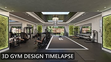 Creating A Gym in Blender 3D - Timelapse