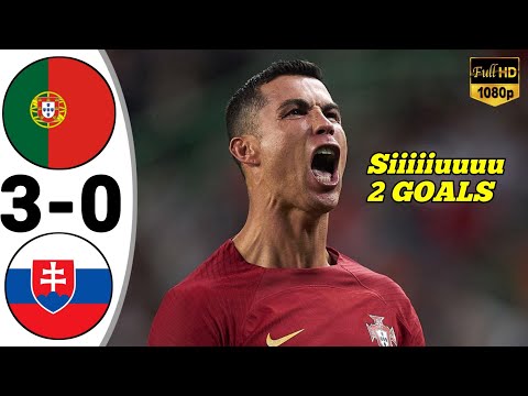 Portugal vs Slovakia 3-0 | Highlights &amp; All Goals 2023 • Kualifikasi EURO 2024