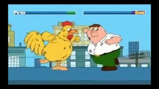 Peter vs Ernie the Chicken (Fight 2)...with healthbars