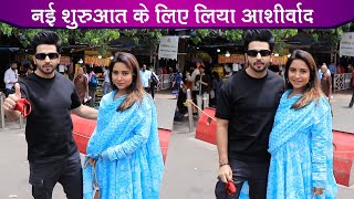 Dheeraj Dhoopar & Wife Vinny Arora Seeks Blessings At Siddhivinayak Temple For New Beginnings |