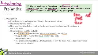 DBQ Part 1: Overview and Rubric