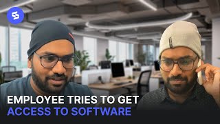 Employee tries to get access to software