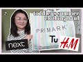 TODDLER&#39;S SUMMER CLOTHING HAUL || Primark, H&amp;M, Next, Tu || Green Tea, Please