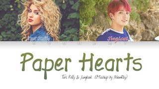 Tori Kelly & BTS Jungkook - 'Paper Hearts' (Mashup) [Color Coded Eng Lyrics] Resimi