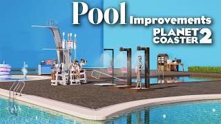 Pools are BORING in Planet Coaster 2, lets fix this!