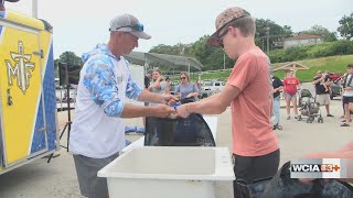 High school bass fishing teams compete in Fall Frenzy Tournament at Lake Decatur