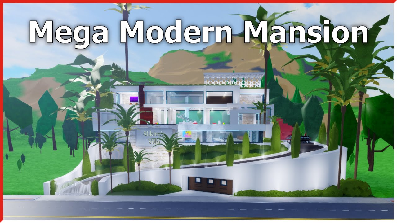 Mega Modern Mansion Robloxian High School Youtube - the biggest mansion update roblox robloxian highschool youtube