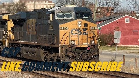 [CSXT]5390 ES40DC & 227 CW44AC Leads Q409-26 SB W/A Fantastic 1st Gen K5HL & A Doppler Effect