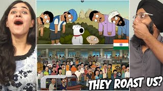 Indians React to Family Guy Indian Jokes | Brian and Stewie in India