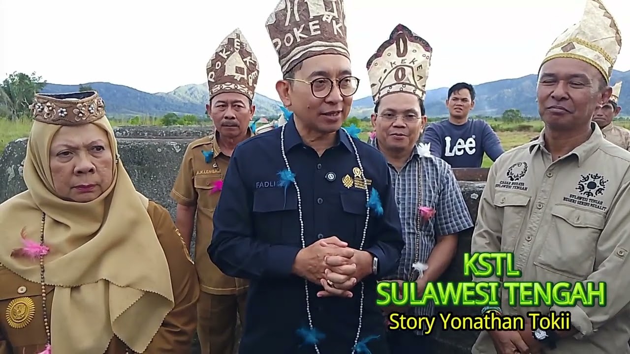 Kunjungan Menteri kebudayaan RI bapak Dr. Fadli Zon ke Sulawesi Tengah Tampo Lore Kabupaten Poso 