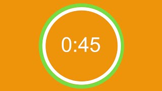 45 Second MULTICOLOR Background Timer with color Changing Background