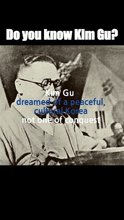Kim Gu, leader of the Korean Provisional Government  #korea #history