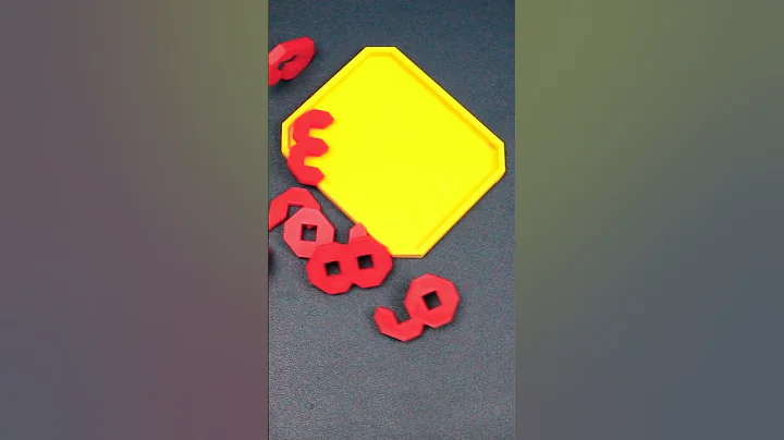 Puzzle Numbers 3D Printed #shorts