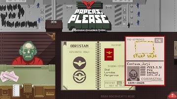 A Day As A Checkpoint Officer Papers Please Gameplay EP1