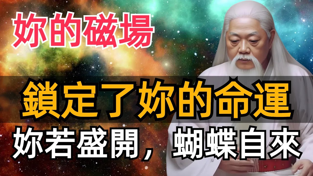 妳的磁場，鎖定了妳的命運，運氣不好，其實是妳身邊的能量磁場不對#禅修 #修心思維