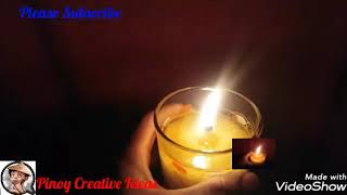How to make candle using cooking oil and salt