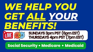 FORMER SSA MANAGER: Help Getting ALL YOUR Social Security, Medicare, Medicaid BENEFITS!! AND MORE! by Dr. Ed Weir, PhD, Former Social Security Manager 1,834 views 1 month ago 3 minutes, 42 seconds