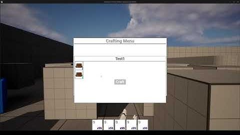 Unreal Engine 5 - Crafting System - Part 3/3