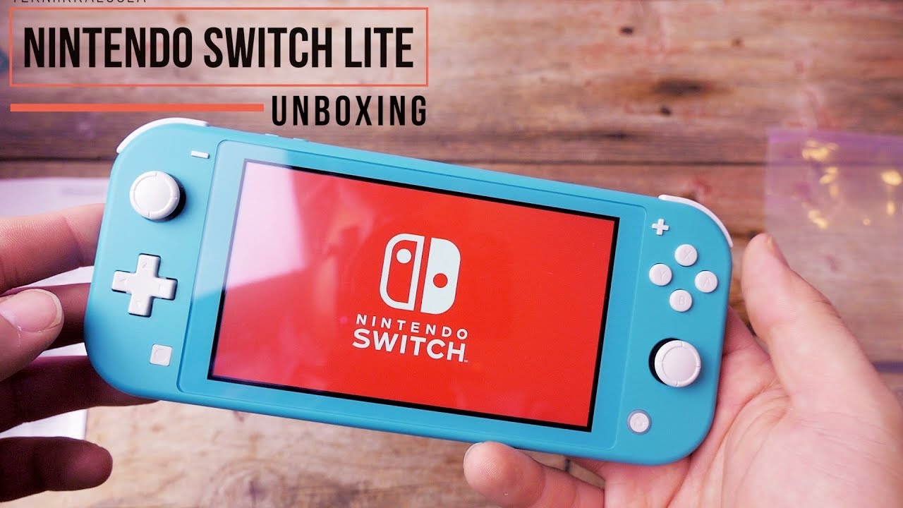 Nintendo Switch Lite unboxing - YouTube