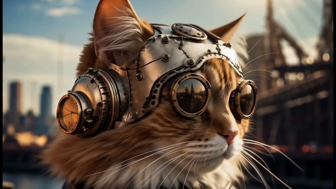 スチームパンク猫の動画 - YouTube