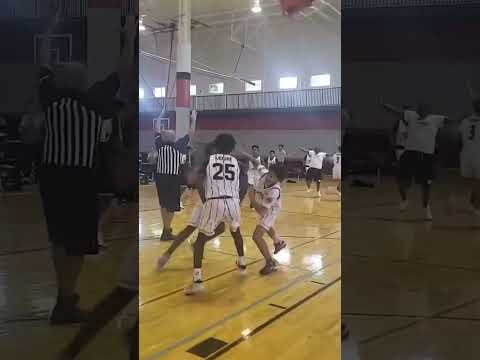 Full court shot for game is crazy 🤯 (Via @dynasty_hoops_/IG) #shorts