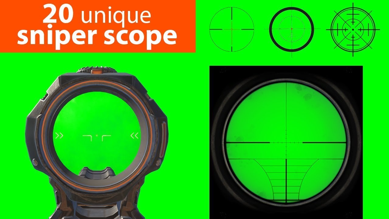 Custom scope. Мишень хромакей. sniper scope alfa хромакей. sniper scope overlay on green screen. optical scope устройство.