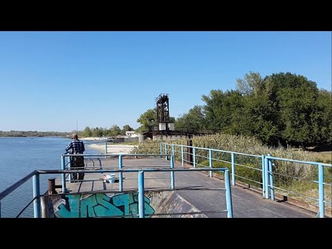 Пристань Константиновска 2015 год осень Ростовская область Константиновский район