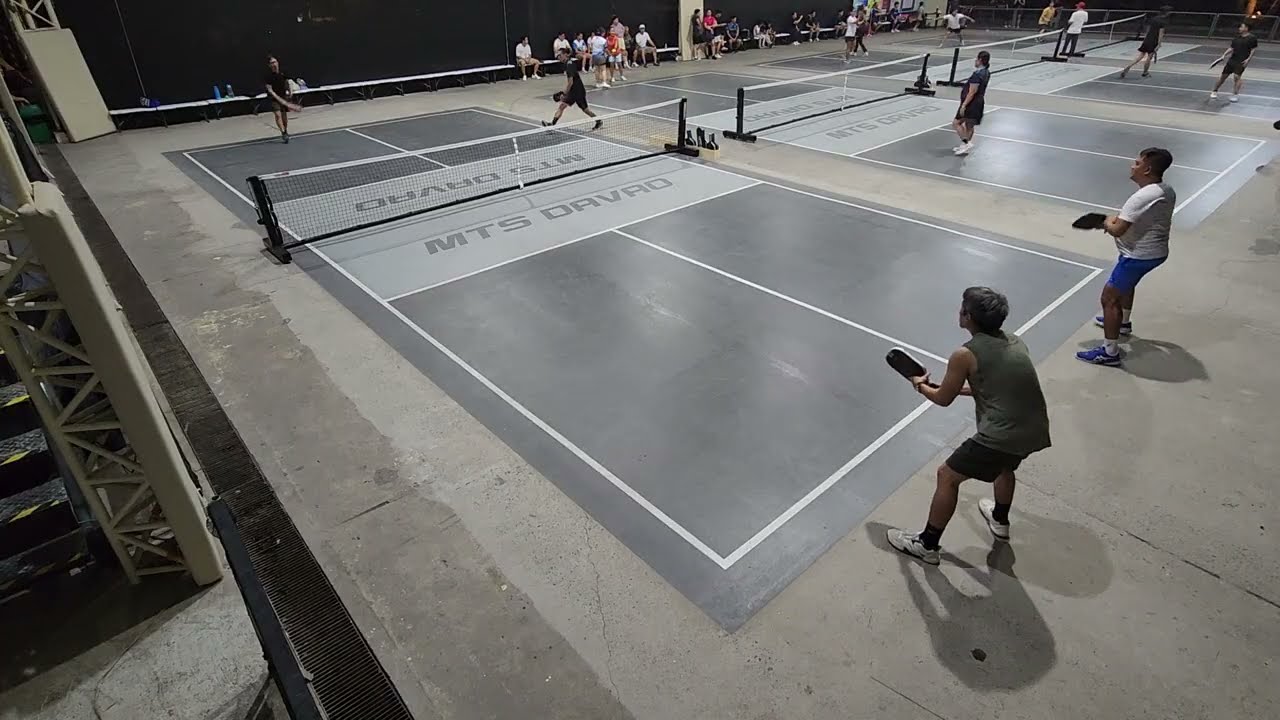 TJ/Bob vs Others (full game) Open Play Pickleball at MTS Davao Court