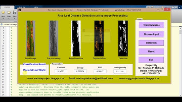 Rice Leaf Disease Detection using Image Processing Matlab Project with Source Code