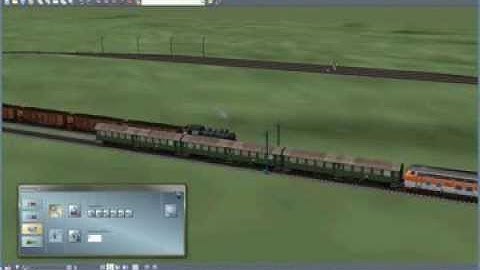 EEP-X Tutorial 11 - Add a 2nd Train and Drive Around - Model Train Simulator