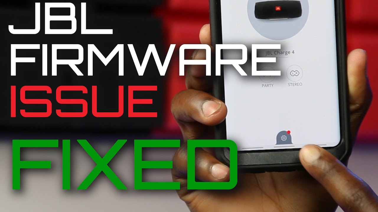 JBL Firmware Update Issue app now works -