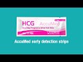 How to use pregnancy strip test for early testing  accumed hcg pregnancy test strips