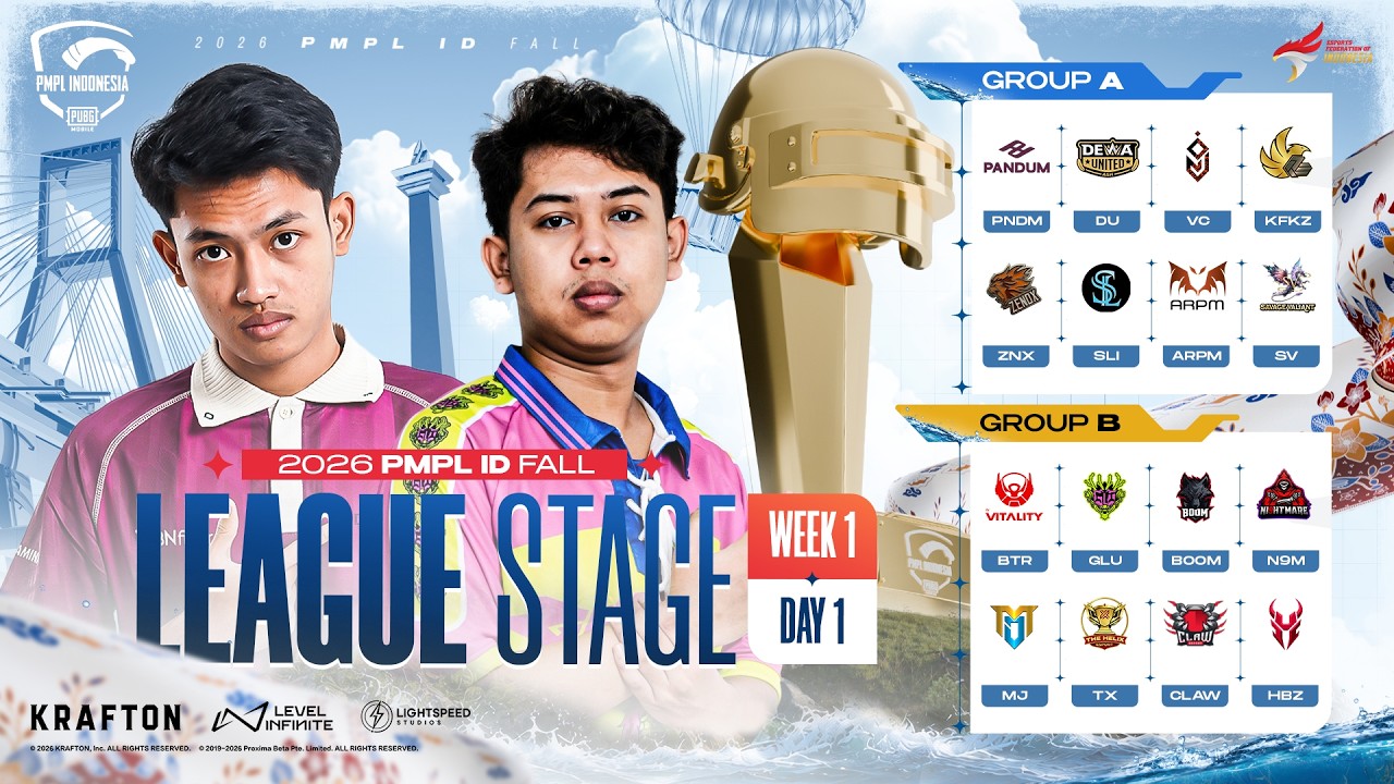 [ID] 2026 PMPL ID Fall League stage | Week 1 Day 1