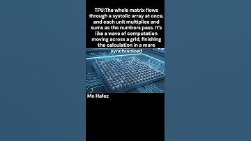 CPU vs GPU vs TPU Visually #ai #machinelearning #deeplearning #datascience #hardware #aivisuals