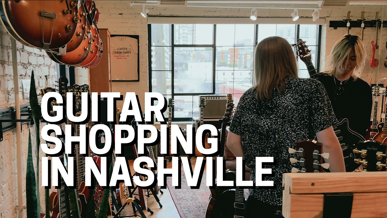 Exploring Nashville Guitar Shops With a Friend From Tokyo! - YouTube