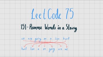 LeetCode 151 - Reverse Words in a String | LeetCode 75 | Davi Codes - JavaScript