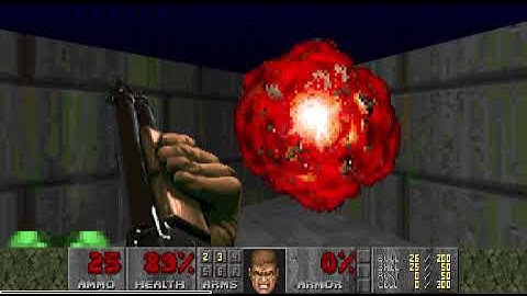Doom, E2M5 - Command Center, Nightmare, Pistol Start