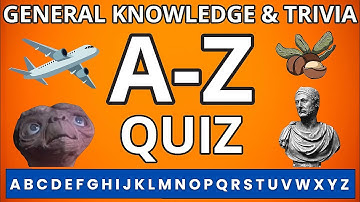 A to Z Quiz 19th Edition 📚 ✅ General Knowledge Trivia | Fun Mix of Easy and Hard Pub Quiz Questions!