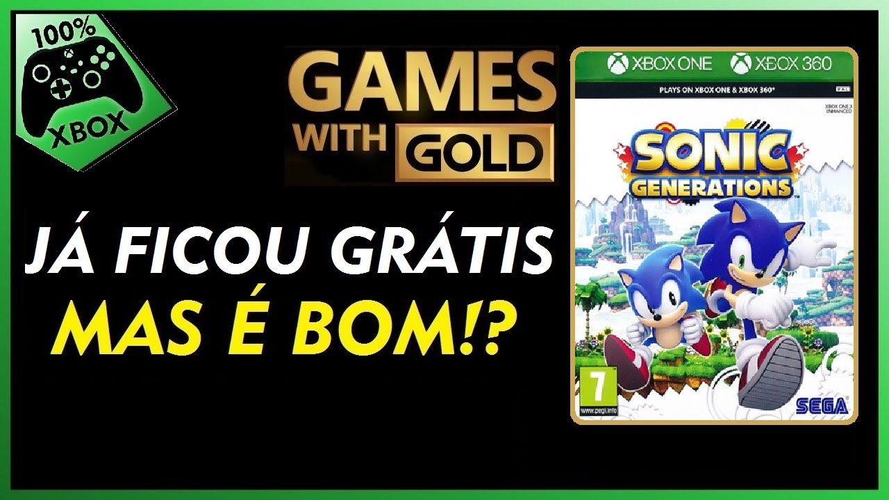 Sonic Mania e mais jogos estão gratuitos na Xbox Live Gold, mas