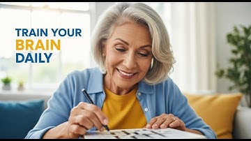 Daily Brain Exercises to Stay Mentally Sharp After 60 - Senior health tips