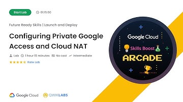Configuring Private Google Access and Cloud NAT | #GSP459 | #qwiklabs #arcadegames #arcade